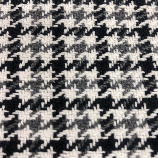 Houndstooth Tweed Fabric, 4 Colors for Jackets, Pants & Decor