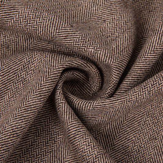 Herringbone Tweed Fabric, 8 Colors for Jackets, Pants & Suits