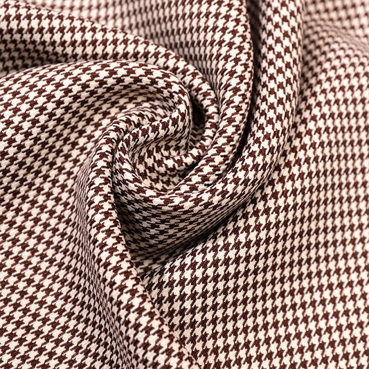 Houndstooth Stretch Fabric By The Yard | 3 Colors, 59" Wide, 2-Way Stretch for Sofa Covers & Jackets