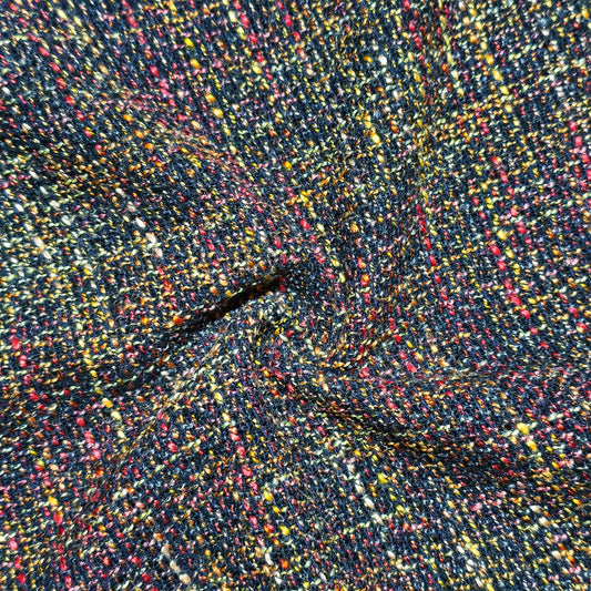 Heavy Wool Blend Tweed Fabric, for Coats & Skirts