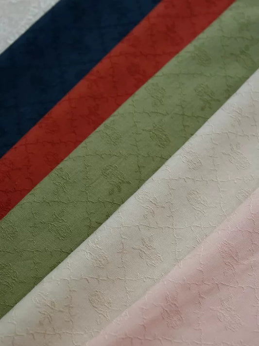 Mirror Rose Jacquard Cotton, Woven for Apparel, 55 in Wide