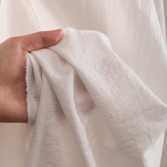 Washed Cotton Linen-Look Fabric, for Hanfu, 54 in Wide