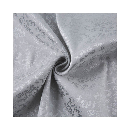 All-Over Dragon Satin Fabric By The Yard | 17 Colors, 47" Wide for Hanfu & Home Decor