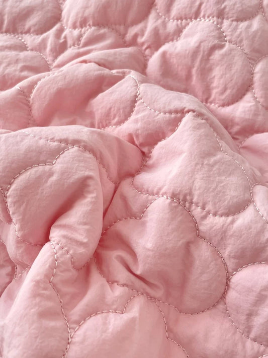 Cloud Quilted Fabric, Plush for Apparel & DIY, 51 in Wide