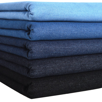 Heavy Washed Denim Fabric, Cotton Twill, for Jackets, Pants & Skirts