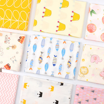 Baby Cartoon Print Cotton Twill Fabric, Cute Kids Cloth for Bedding & Apparel