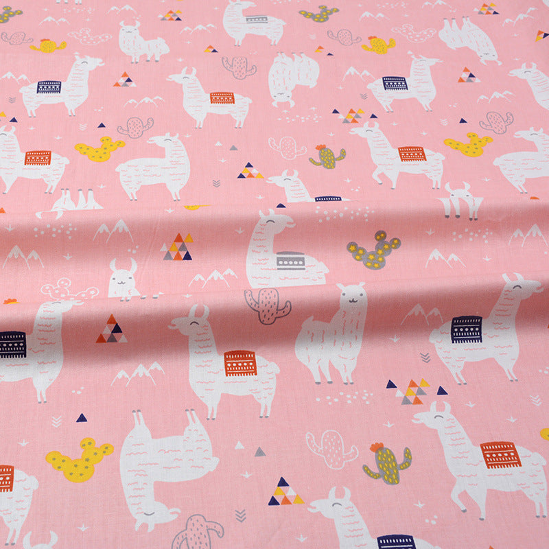 Baby Cartoon Print Cotton Twill Fabric, Cute Kids Cloth for Bedding & Apparel