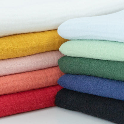 Double Gauze Cotton Fabric, Soft 40*40 Muslin Cloth for Baby & Dresses