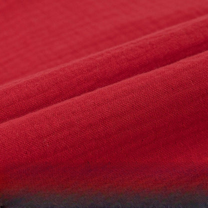 Double Gauze Cotton Fabric, Soft 40*40 Muslin Cloth for Baby & Dresses - Red