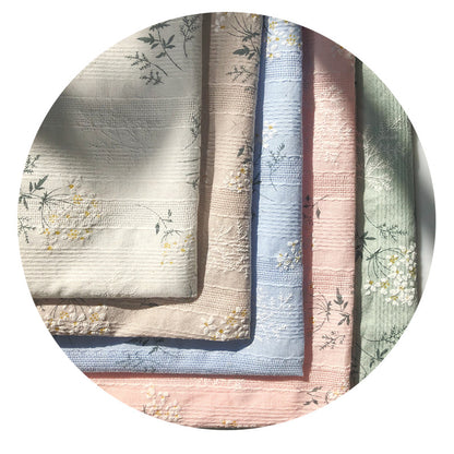 Cotton Bouquet Jacquard Fabric, for Dresses & DIY