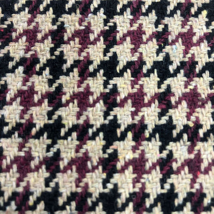 Houndstooth Tweed Fabric, 4 Colors for Jackets, Pants & Decor