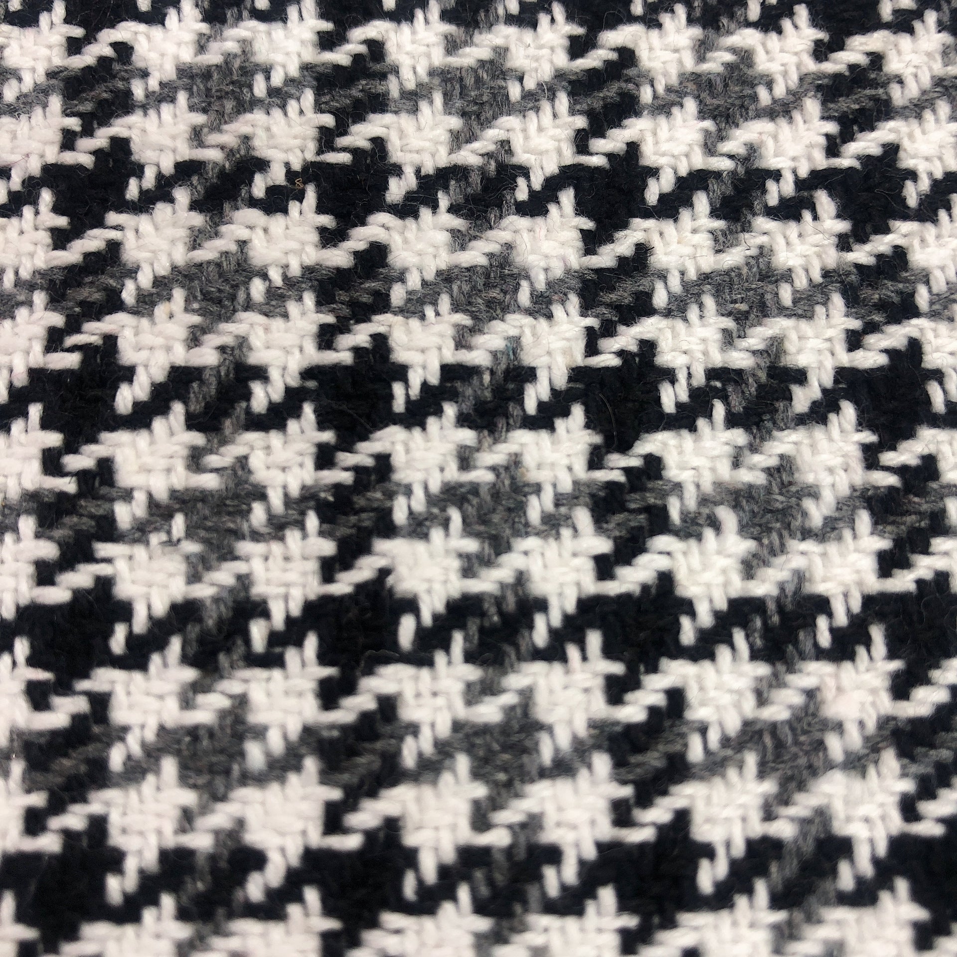 Houndstooth Tweed Fabric, 4 Colors for Jackets, Pants & Decor