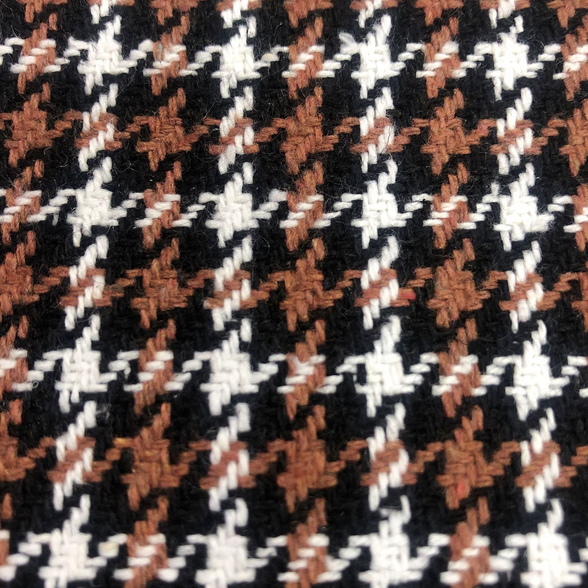 Houndstooth Tweed Fabric, 4 Colors for Jackets, Pants & Decor