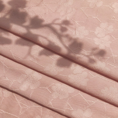 Rayon Ice-Crack Jacquard Fabric, for Hanfu & Dresses - Blush Pink