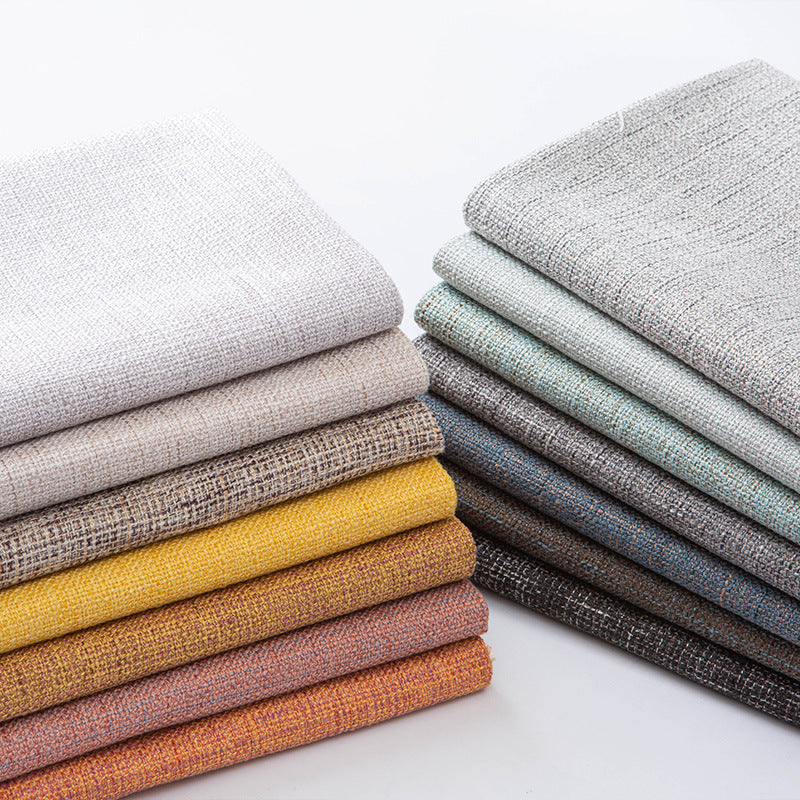 Linen-Look Fabric, Textured Solid, for Sofas, Curtains & Tablecloths