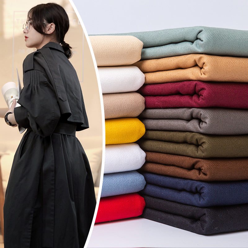 Cotton Drill Fabric, Heavy Twill Solid, for Pants, Workwear & Jackets