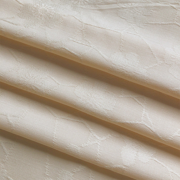 Rayon Ice-Crack Jacquard Fabric, for Hanfu & Dresses - Apricot