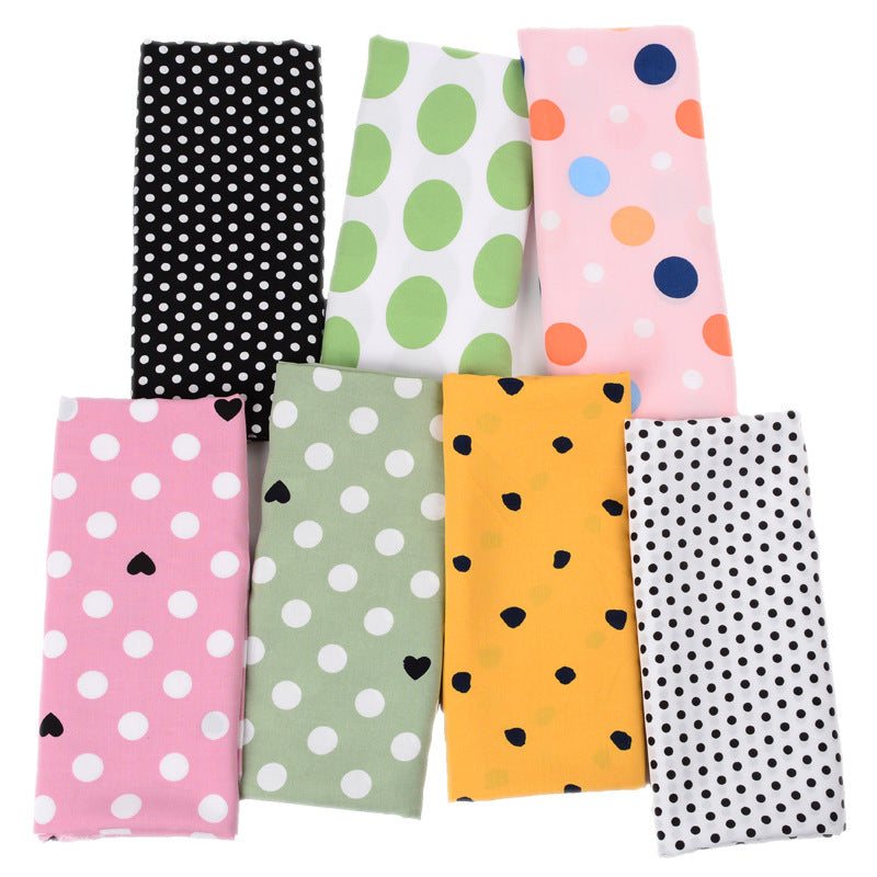 Rayon Polka Dot Fabric, Soft Challis Cloth for Dresses & Sleepwear