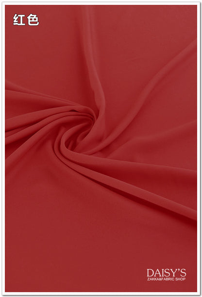 Rayon Fabric - Soft Apparel & Craft by the Yard - Red