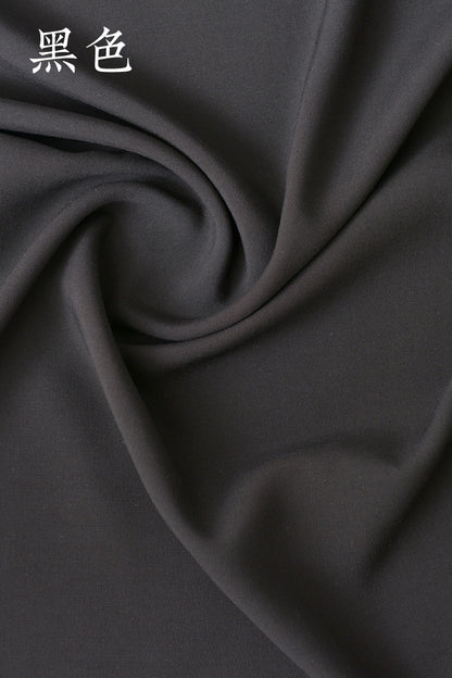 Rayon Fabric - Soft Apparel & Craft by the Yard - Black