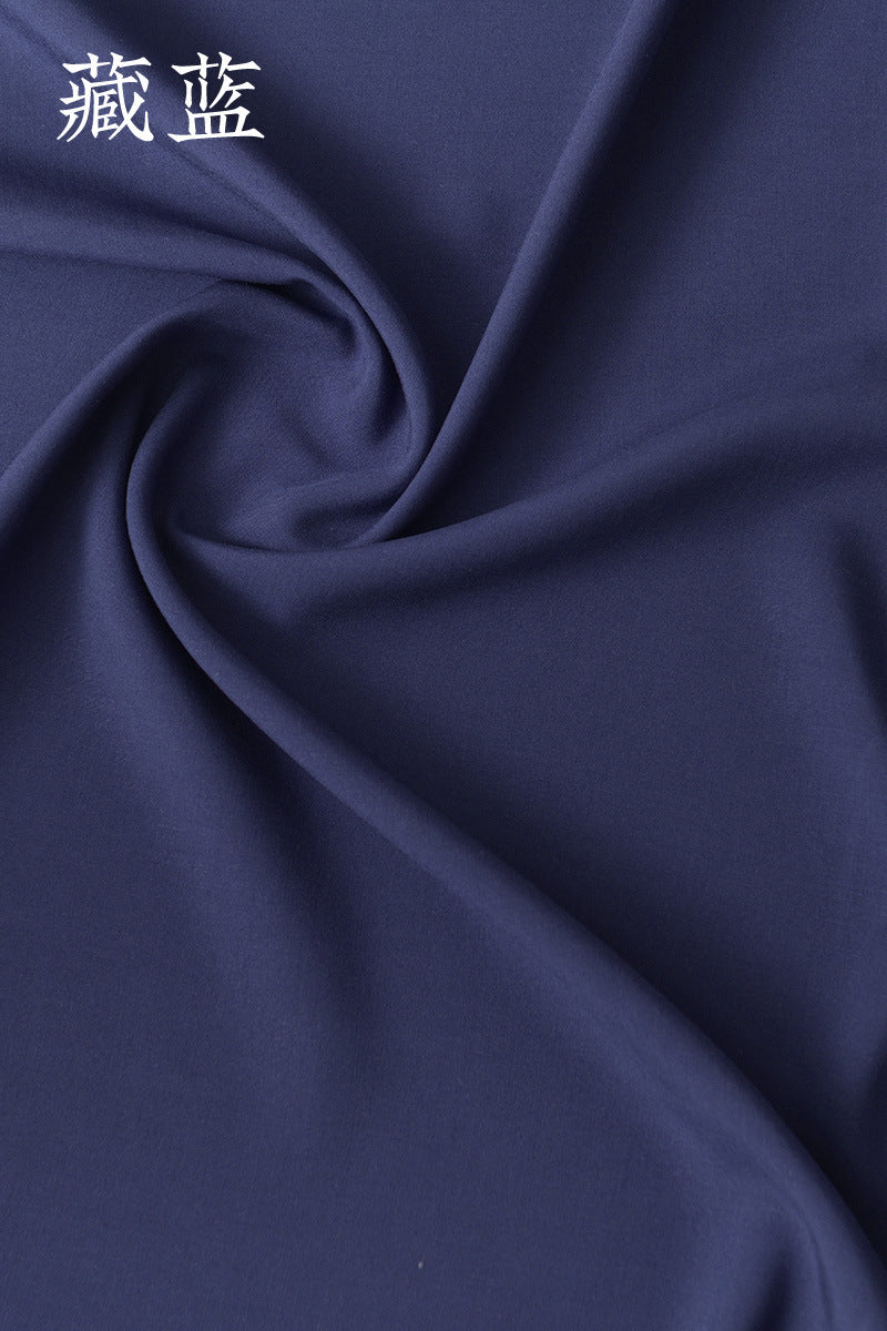 Rayon Fabric - Soft Apparel & Craft by the Yard - Navy Blue