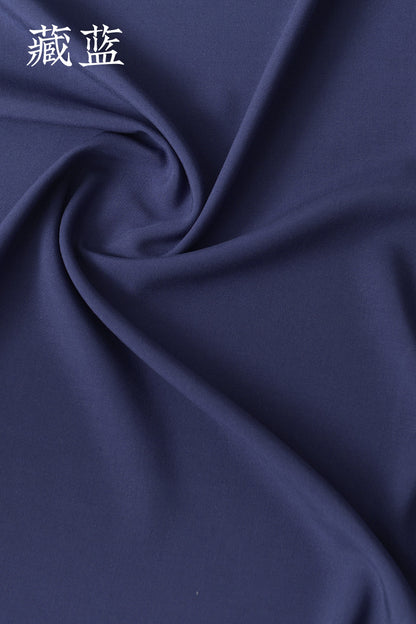 Rayon Fabric - Soft Apparel & Craft by the Yard - Navy Blue