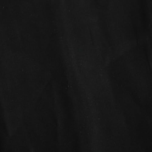 100% Cotton Twill Fabric, 5oz Lightweight for Apparel & Crafts - Black