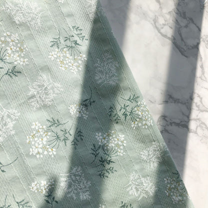 Cotton Bouquet Jacquard Fabric, for Dresses & DIY