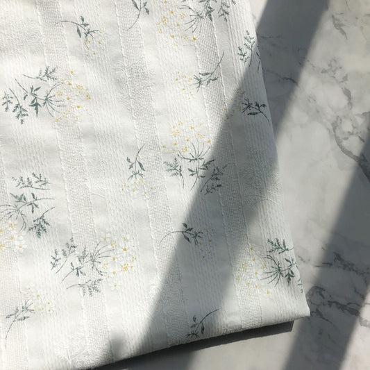 Cotton Bouquet Jacquard Fabric, for Dresses & DIY