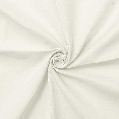 Cotton Lawn Fabric, 150 cm Wide - Ivory White