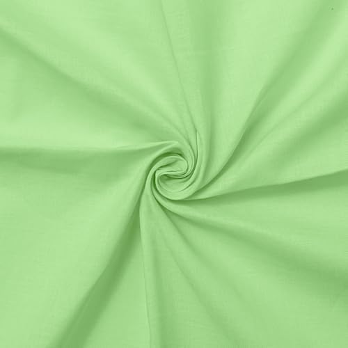 Cotton Lawn Fabric, 150 cm Wide - Mint Green