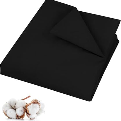 100% Cotton Muslin Fabric, Unbleached for Sewing & Crafts - Black