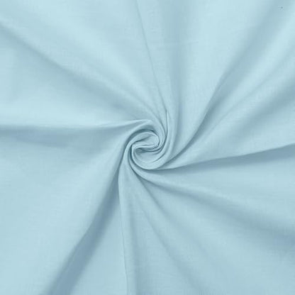 Cotton Lawn Fabric, 150 cm Wide - Light Blue