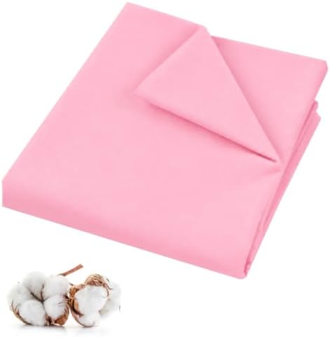 100% Cotton Muslin Fabric, 63 Inch Wide - Pink