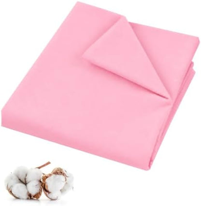 100% Cotton Muslin Fabric, 63 Inch Wide - Pink