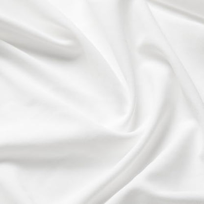 Nylon Spandex Fabric, 4-Way Stretch Knit for Activewear & Apparel - White
