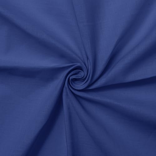 Cotton Lawn Fabric, 150 cm Wide - Royal Blue