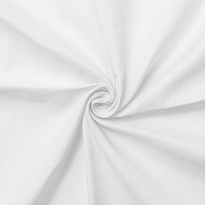 Cotton Lawn Fabric, 150 cm Wide - Bleached White