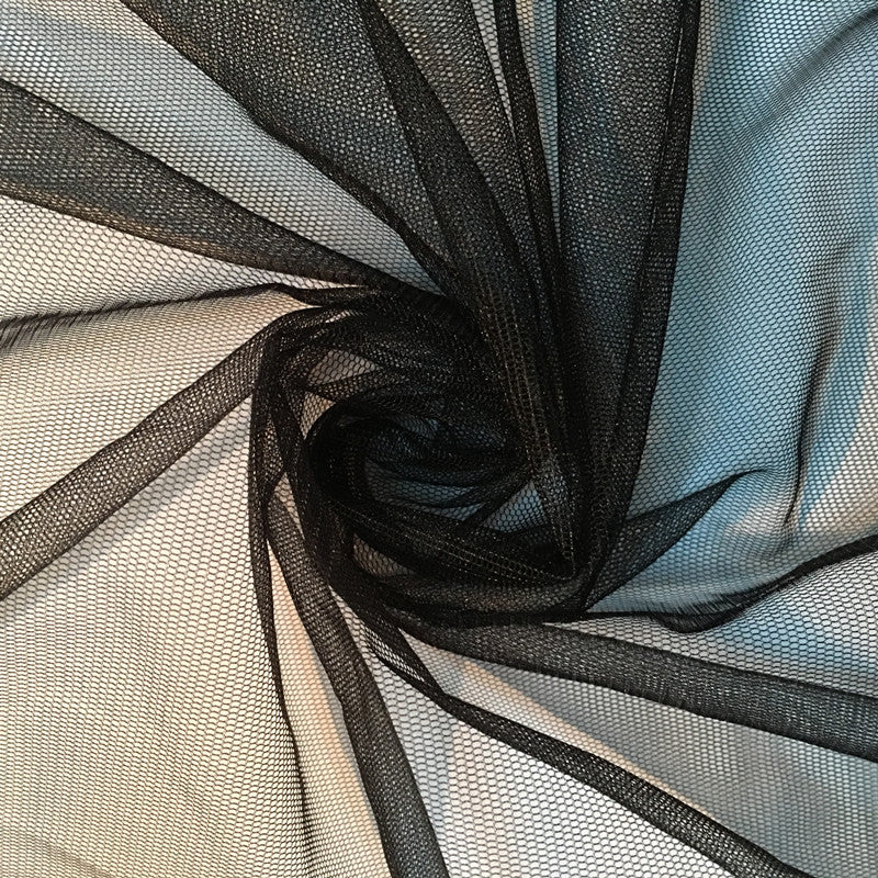 Hexagonal Power Mesh Fabric by the Yard - Nylon Net for Apparel