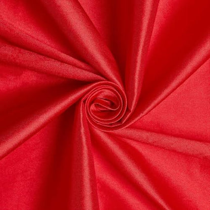 Taffeta Lining Fabric by the Yard - 100% Polyester, 80 GSM - Red