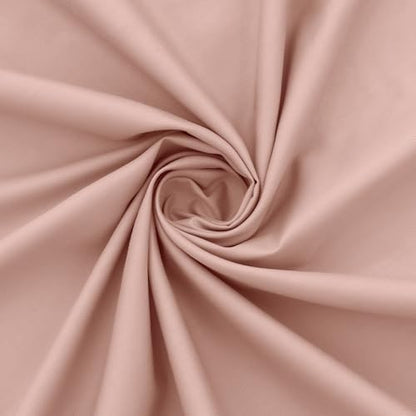 Soft Cotton Fabric, Breathable for DIY Crafts & Apparel - Dusty Pink