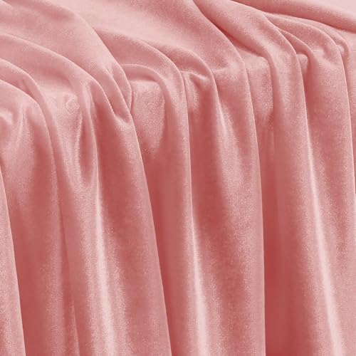 Stretch Velvet Fabric - Soft Dress & Costumes by the Yard - Light Pink