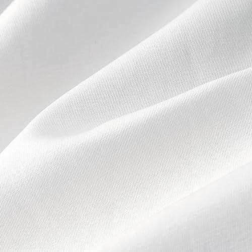 100% Cotton Canvas Fabric, 10oz Heavy for Bags & Upholstery - White