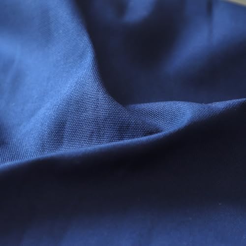 100% Cotton Canvas Fabric, 10oz Heavy for Bags & Upholstery - Navy