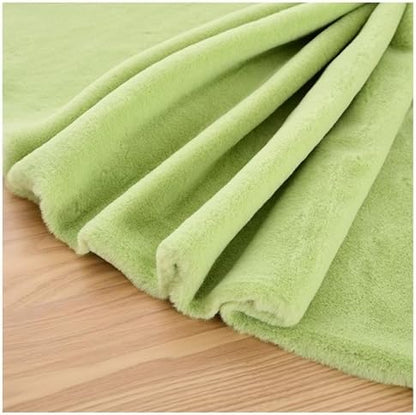Faux Fur Square Fabric, Shaggy Craft Fur for Costumes & Decor - Green 2