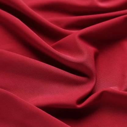 Nylon Spandex Fabric, 4-Way Stretch Knit for Activewear & Apparel - Dark Red
