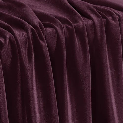Stretch Velvet Fabric - Soft Dress & Costumes by the Yard - Grape Purple