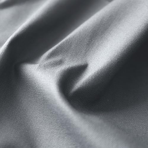 100% Cotton Canvas Fabric, 10oz Heavy for Bags & Upholstery - Grey