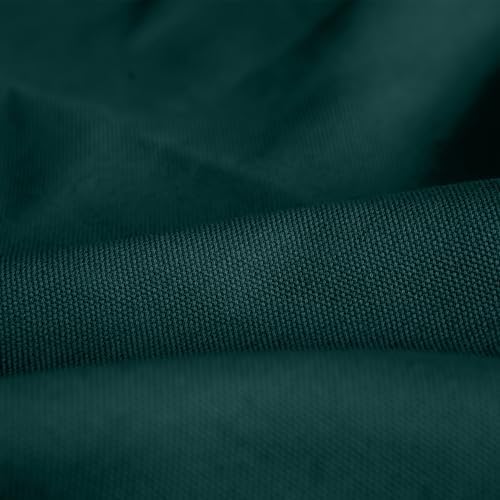 100% Cotton Canvas Fabric, 10oz Heavy for Bags & Upholstery - Forest Green
