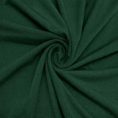 ITY Jersey Knit Fabric by the Yard - 2-Way Stretch Apparel - Hunter Green